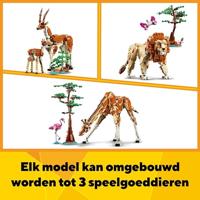 LEGO CREATOR 3 IN 1 31150 WILDE SAFARI DIEREN - thumbnail