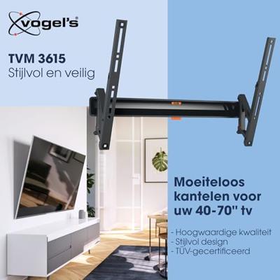 Vogels TVM 3615 Kantelbare tv-beugel TV beugel Zwart - thumbnail