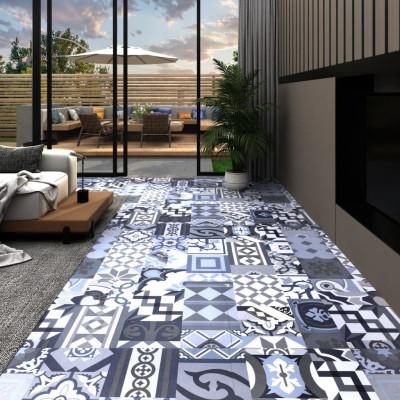 VidaXL Vloerplanken zelfklevend 5,11 m² pvc gekleurd patroon