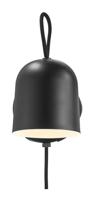 Wandlamp zwart slaapkamer &apos;Angle&apos; GU10 verstelbaar schakelaar DFTP - thumbnail