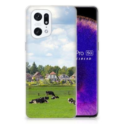 OPPO Find X5 Pro | TPU Hoesje | Koeien OPPO Find X5 Pro | TPU Hoesje | Koeien