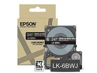 Epson LK-6BWJ Zwart, Wit - thumbnail