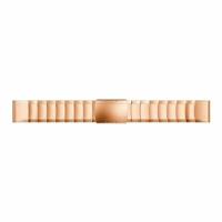 By Qubix - Stainless steel schakelband - Rosé goud - Compatible met Garmin Instinct E - 40mm - Compatible Garmin bandje - Bandbreedte: 20mm - thumbnail
