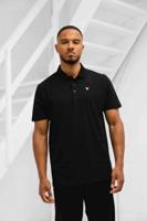 Pure Path Essential Triangle Polo Heren Zwart - Maat M - Kleur: Zwart | Soccerfanshop - thumbnail