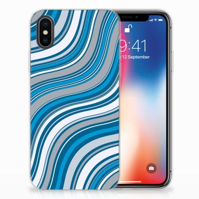Apple iPhone X | Xs | TPU bumper | Waves Blue