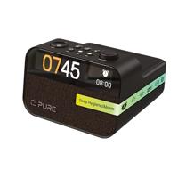 Pure Moment Charge Wekkerradio Sfeerverlichting, Draadloos opladen Koffiezwart - thumbnail