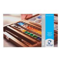 Van Gogh Aquarelverf Set In Kist - 24 Halve Napjes + 3 Accessoires - thumbnail