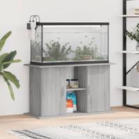 VidaXL Aquariumstandaard 101x41x58 cm bewerkt hout grijs sonoma eiken - thumbnail