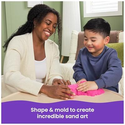 Kinetic Sand speelzand kristal - 907 gram - roze