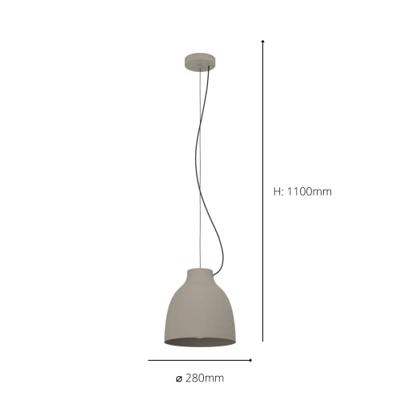 Eglo Taupe hanglampCamasca Ø 28cm - 900159