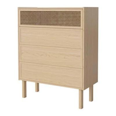 Bolia Cana Ladekast - 3 Lades - Witgepigmenteerd Geolied Eiken