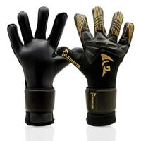Gladiator Sports Diogo Keepershandschoenen Zwart Goud - thumbnail