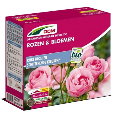 Meststof Rozen & Bloemen 3 kg DCM - Dcm Meststof Rozen & Bloemen 3 kg DCM - Dcm