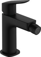 Hansgrohe Logis Fine ééngreeps bidetmengkraan 110 met PopUp trekwaste, mat zwart - thumbnail