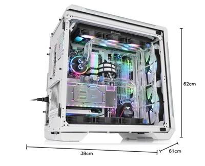Thermaltake View 51 TG ARGB Snow Midi-tower PC-behuizing Wit
