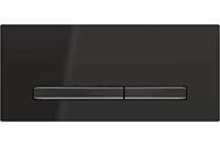 Geberit Sigma 50 bedieningspaneel zwart/zwart chroom voor Sigma reservoirs 8cm (UP720) en 12cm (UP320) - thumbnail