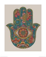Kunstdruk Valentina Ramos - Hamsa 40x50cm - thumbnail