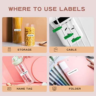 Stickers/etiketten D110 NIIMBOT A2A48048501 Wit - thumbnail