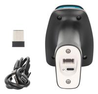 Manhattan 154185 Wireless 2D-barcodescanner Radiografisch 1D, 2D LED Zwart Handmatig Draadloos, USB-A - thumbnail