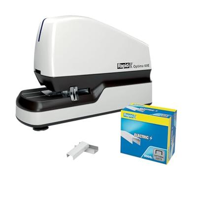 Rapid elektrische nietmachine Optima 60E, contactloos, 60 blad, wit/zwart - thumbnail