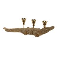 Decoratieve figuren Home ESPRIT Gouden Kandelaar 42,5 x 12,5 x 11,5 cm - thumbnail