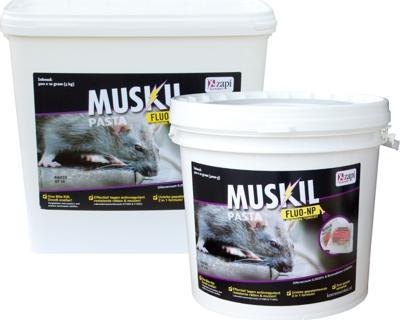 Muskil Pasta FLUO-NP Rat&Muis 500x10g