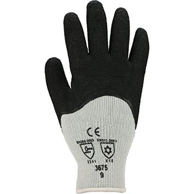 Asatex Koudebestendige handschoen | maat 10 zwart/grijs | EN 388, EN 511 PSA-categorie II | EN 388, EN 511 | 6 paar - 3675/10 3675/10