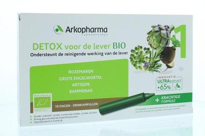 Arkofluids Detox lever bio 10 Ampullen