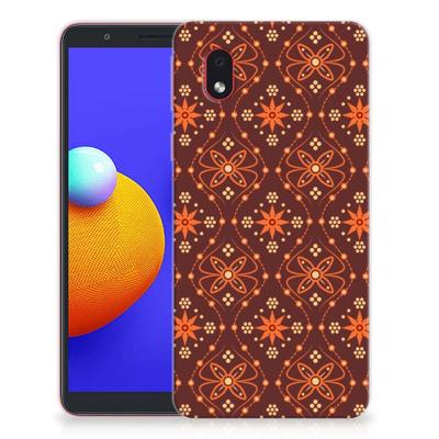 Samsung Galaxy A01 Core | TPU bumper | Batik Brown