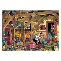 Jumbo Jan van haasteren legpuzzel - oldtimers de vrijgezel, 1000st. - thumbnail