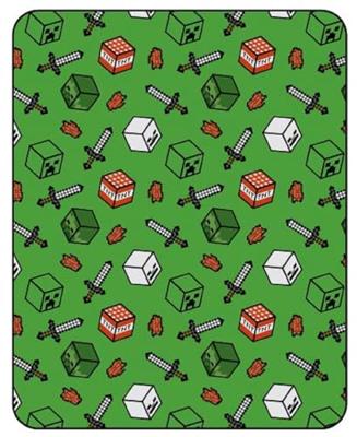 Flanel Deken Minecraft, 110x150cm