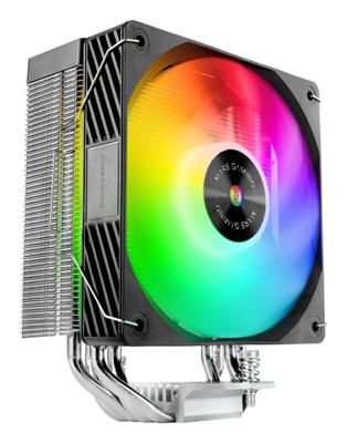 Mars Gaming MCPU-X4ARGB Processor Luchtkoeler 12 cm Zwart 1 stuk(s) - thumbnail