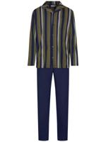 Duurzame heren doorknooppyjama strepen - thumbnail