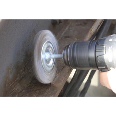 Brilliant Tools Schijfborstel, geklopt, Ø 75 mm met 6 mm opname BT103109 BT103109 1 stuk(s)