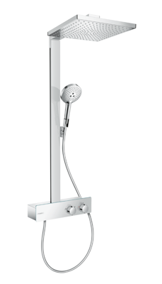 Hansgrohe Raindance E Showerpipe 300 1jet met ShowerTablet 350, chroom