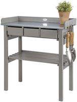 Esschert Design tuinwerktafel grijs cf29g - thumbnail