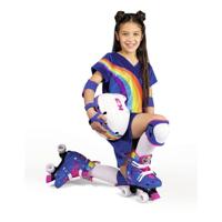 Studio 100 K3 rolschaatsen regenboog, maat 34-37 - thumbnail