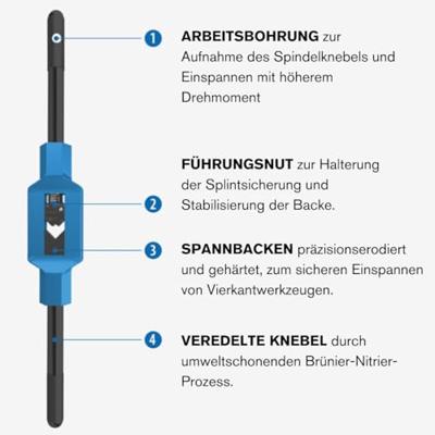 GSR B08800080 Tapkruk M12 - M33 DIN 1814