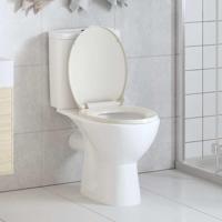 Toiletbril soft-close ovaal lichtgrijs - thumbnail