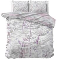 RoyalTextile - Maily Dekbedovertrek Katoen-Satijn - Paars - 240 x 220 - thumbnail