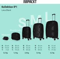 IMPACKT TROLLEY S 4 WIEL 55 CM LAVA BLACK - thumbnail