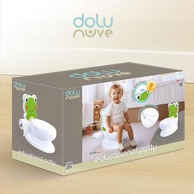 Dolu educatief potje kikker + geluid wit/groen
