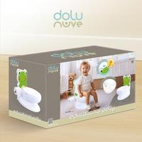 Dolu educatief potje kikker + geluid wit/groen - thumbnail