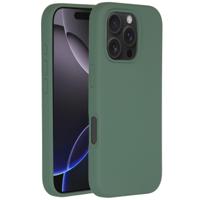 Accezz Liquid Silicone Backcover met MagSafe iPhone 16 Pro Telefoonhoesje Groen - thumbnail