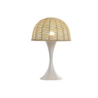 Bureaulamp Home ESPRIT Wit Bruin 50 W 220 V - thumbnail