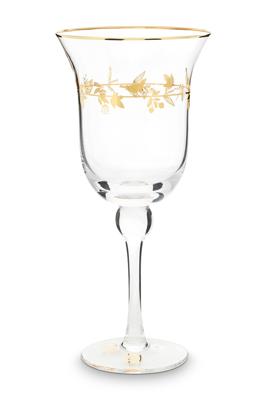 Pip Studio Wijnglas Winter Wonderland Goud 390ml