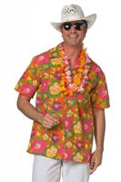 Hawaii blouse heer oranje - thumbnail