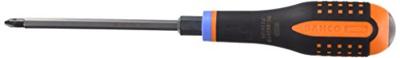 Bahco Schroevendraaier ERGO™ | driecomponentengreep | doorlopend blad | Pozodriv | PZ2 x 125 mm | retailverpakking - SBE-8820TB