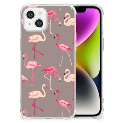 iPhone 14 Case Anti-shock Flamingo iPhone 14 Case Anti-shock Flamingo