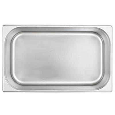 VidaXL Gastronormbakken 2 st gn 1/1 150 mm roestvrij staal